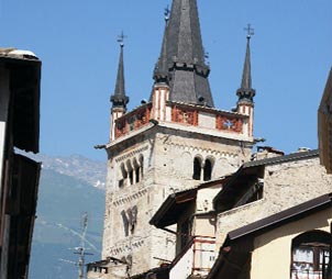 bell tower of Susa Cathedral